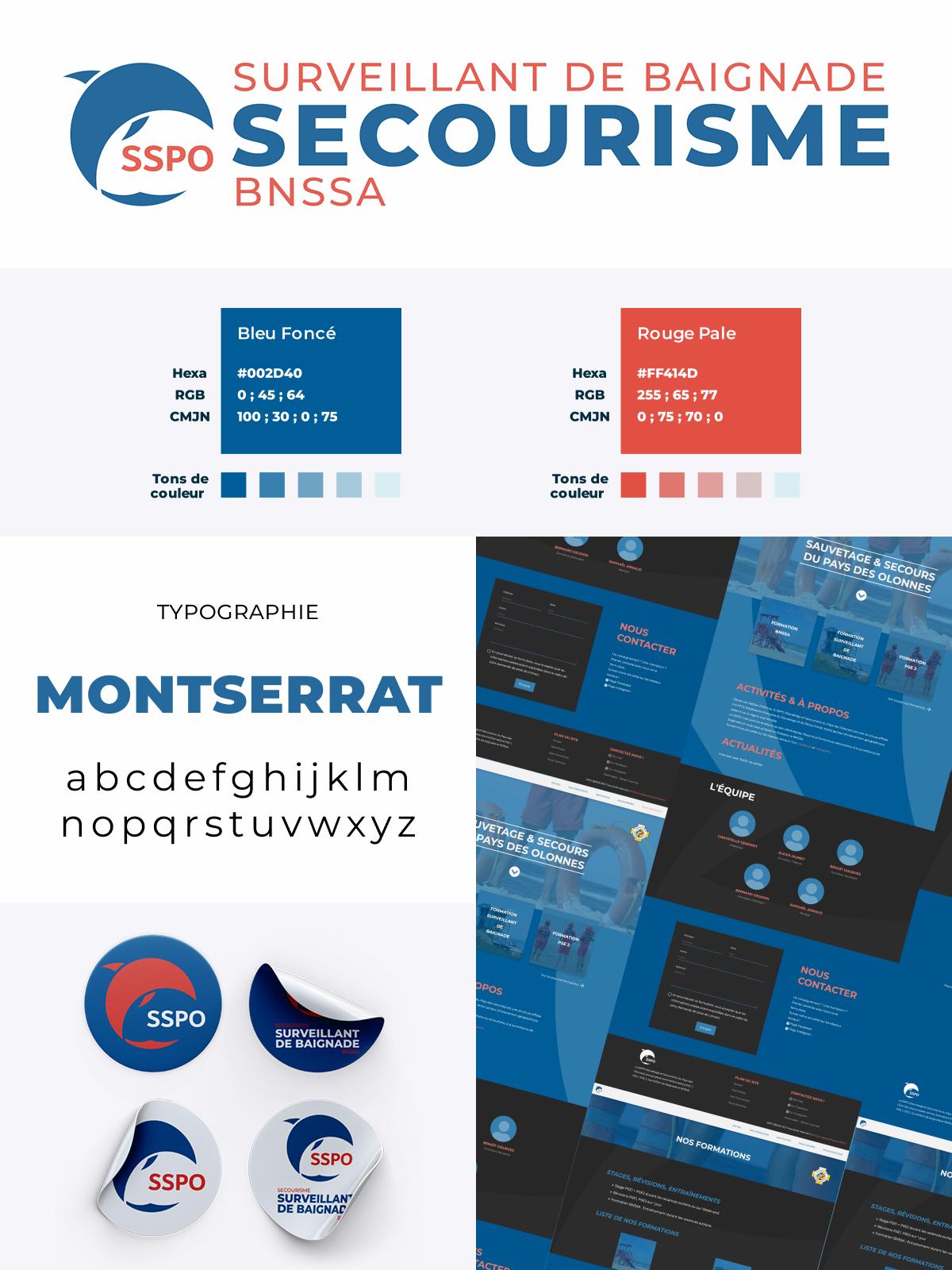 Illustration du projet SSPO, identité visuelle et site internet